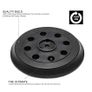 GLASS POLISH 12718 | Random Orbit Sander Backing Pad, Sanding Backer with Hook and Loop 125 mm Image 2