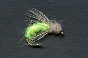 Green Caddis Wet Fly - Size 6 - Pack of 10 - Free Postage