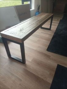 Bench seating reclaimed style