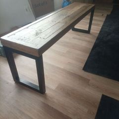 Bench seating reclaimed style