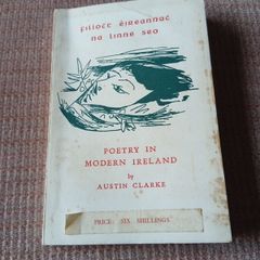 Vintage. Poetry in Modern Ireland Austin Clarke