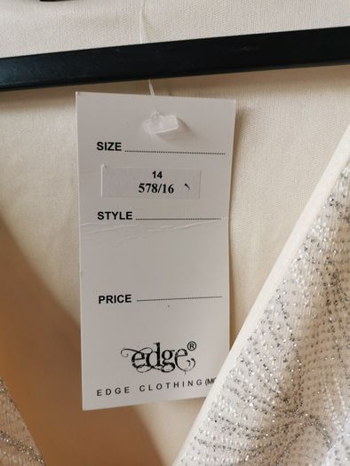 Cream/Silver dress