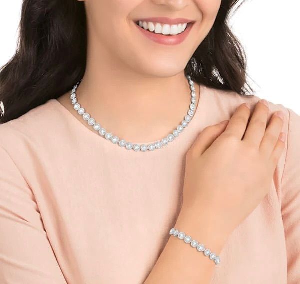 Swarovski Angelic set necklace and bracelet