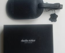 Claudia Strater real leather luggage tag