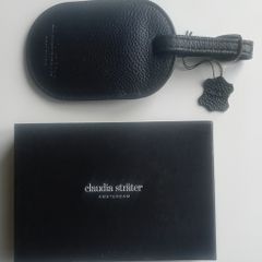 Claudia Strater leather luggage tag