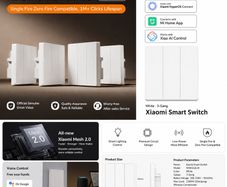 Brand New Xiaomi 3 Gang 1 Way Smart Light Switch | Dublin