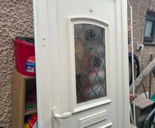 Front door .