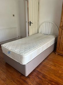 Single Divan Bed with Mattress