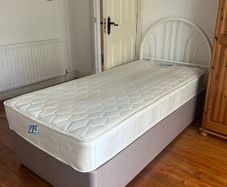 Single Divan Bed with Mattress