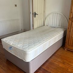 Single Divan Bed with Mattress