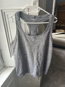 Grey Sports Tank Top XXL