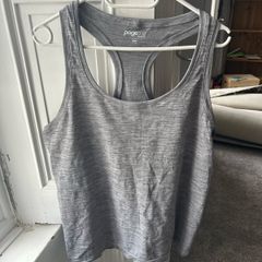 Grey Sports Tank Top XXL