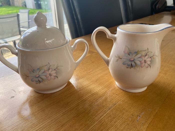 Vintage Arklow Jug and Sugar Bowl