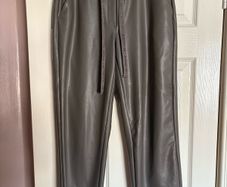 Robell leather look trousers