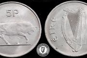 Ireland - 1971 - 5 Pence - Bull - AU - KM.22 - [2397]