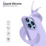 Liquid Silicone Shockproof Case For iPhone 13 Pro Luxury Soft Phone Cover Purple New - FHT4IP13PLK Image 7
