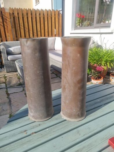 95mm two artillery shell case