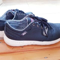 Black Canvas Shoes - Size 7