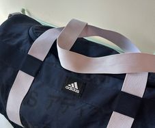 adidas purple should gym bag