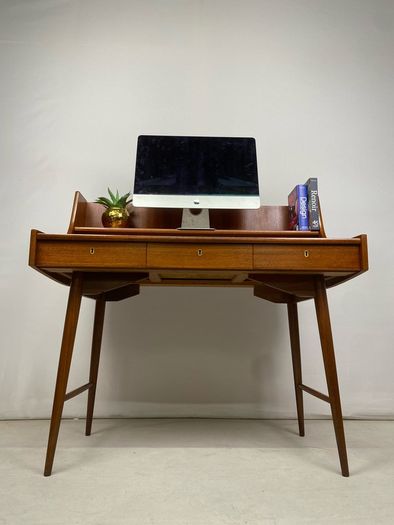 Mid Century Danish Teak Desk & Chair