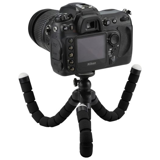 Large Camera/Phone Octpus Tripod Stand Red