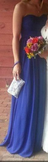 Bridesmaid dress royal blue