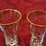 6 Pieces Irish Shamrock Gold Rimmed Footed Shot Glasses Image 10