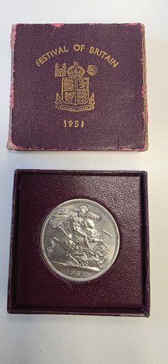 1951 King George VI Festival of Britain Crown (Five Shillings coin)