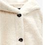 Zara Faux Shearling Jacket with Hood XXL Image 2
