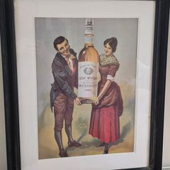 Framed Irish Whisky Advertising - Duncan Alderdice, Newry