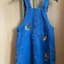 Blue Denim Pinafore Dress - see 4 pics Image 2