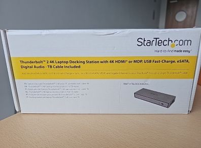 StarTech Thunderbolt 2 4K Laptop Docking Station (Model: TB2DOCK4KDHC)