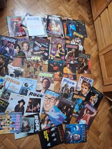 Over 80 +  History Of Rock  Magazines  Music Rock  Legends  Of All Types Of Bands And Soso Artist From Beatles  To  Pink Floyd
