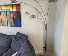 Chrome 5 light Lamp