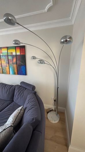 Chrome 5 light Lamp