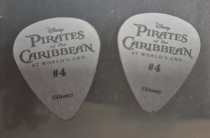 Pirates of The Caribbean Holographic Guitar Picks