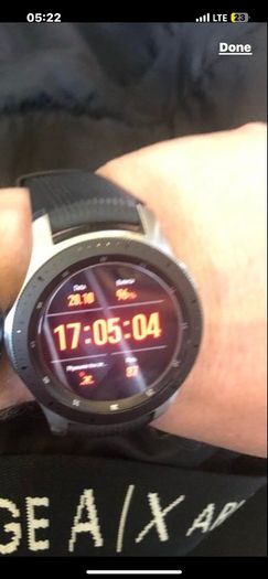 Samsung Galaxy Smart  Watch 3 SM R 800 smartwatch 46 mm perfect condition connecting with iPhone