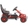 Pedal Go-Kart with Pneumatic Tyres Red Image 2