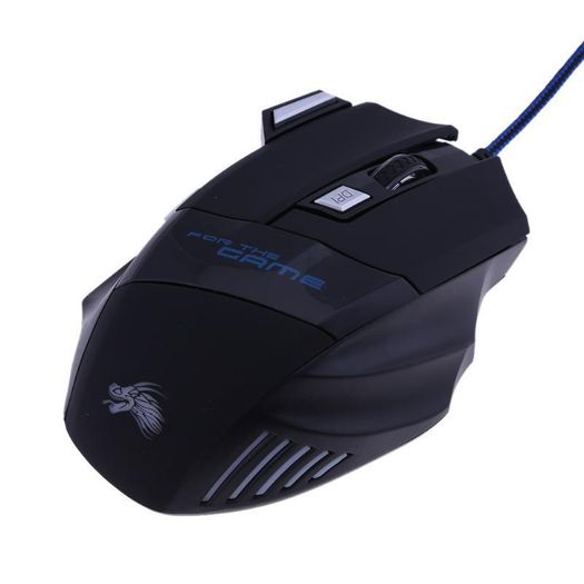 Pro 7 Button Gaming Mouse 5500 DPI Optical LED Gamer