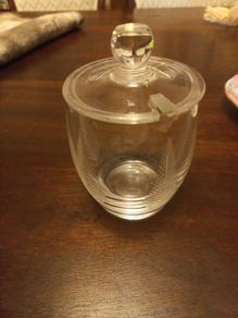 Stuart Crystal woodchester lidded preserve pot