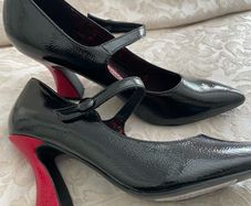 Joe Browns Black Patent Mary Jane Heels - UK 6 / EU 39 - Brand New