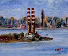 poolbeg...new York watercolour