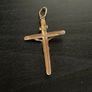 18k / ct Gold Pendant Cross Image 2
