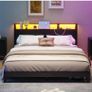 Kingsize Floor Bed Base with Charging Station Image 4