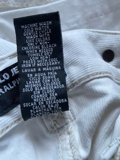 skirt Ralph Lauren size 10 ivory corduroy