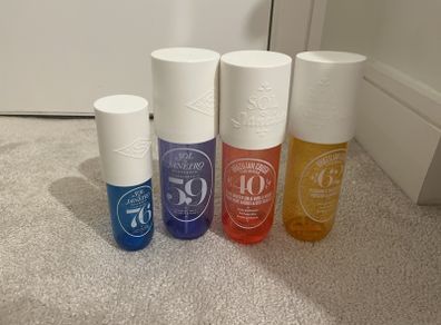 EMPTY Sol De Janeiro perfume bottles
