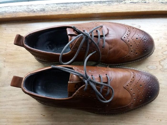 Ecco St1 Hybrid Quality Leather Shoes Size 7(40)