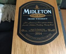 Empty Midleton Very Rare 2014 Wooden Box + Original Certificate & Invitation