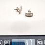 925 Vintage Sterling Silver Kit Heath Studs Image 7