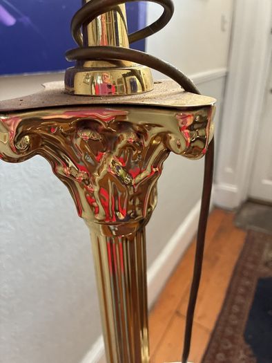 Antique standard lamp